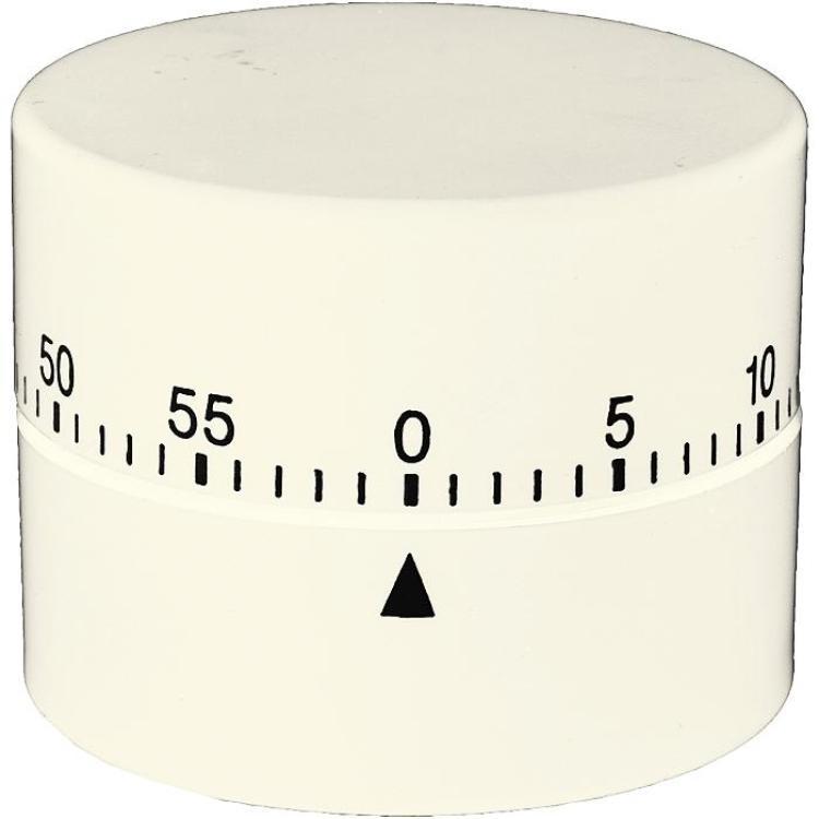 Efalock Timer ROUND mechanisch weiss