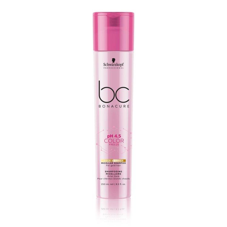 bc Bonacure pH 4.5 Color Freeze Gold Shimmer Micellar Shampoo