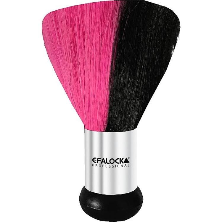 Efalock Nackenpinsel 11cm schwarz/pink