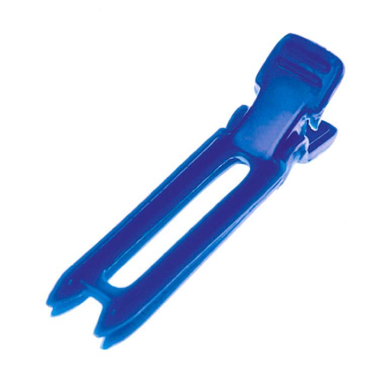 Efalock Clip Kunststoff blau